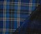 Deep Blue-Black Famous Maker Cotton Plaid Double Gauze Woven Fabric By the Yard